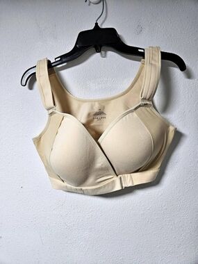 VERACOMFORT Beige Wireless Bra Size 2XL NWT
